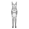 Passion - Bs 102 Bodystocking Blanc Taille Unique